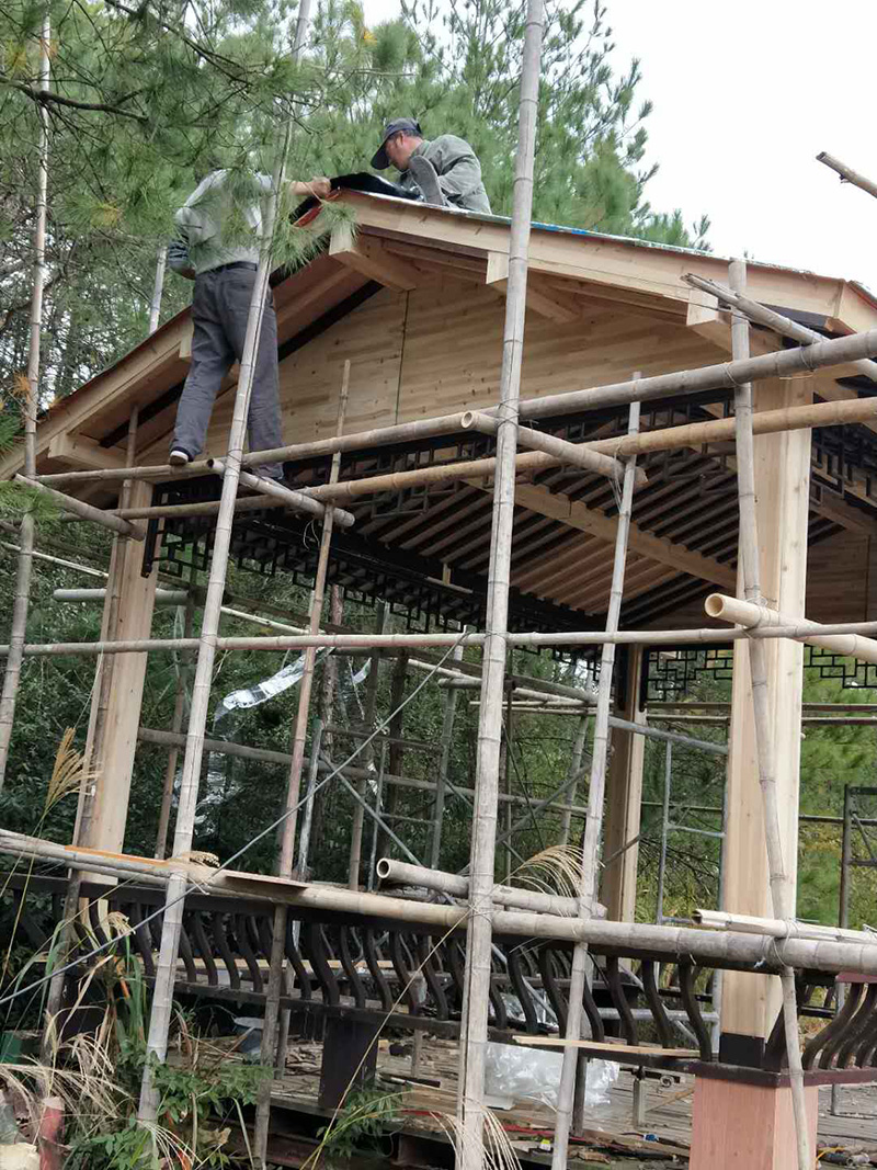 百果园湖心亭维修