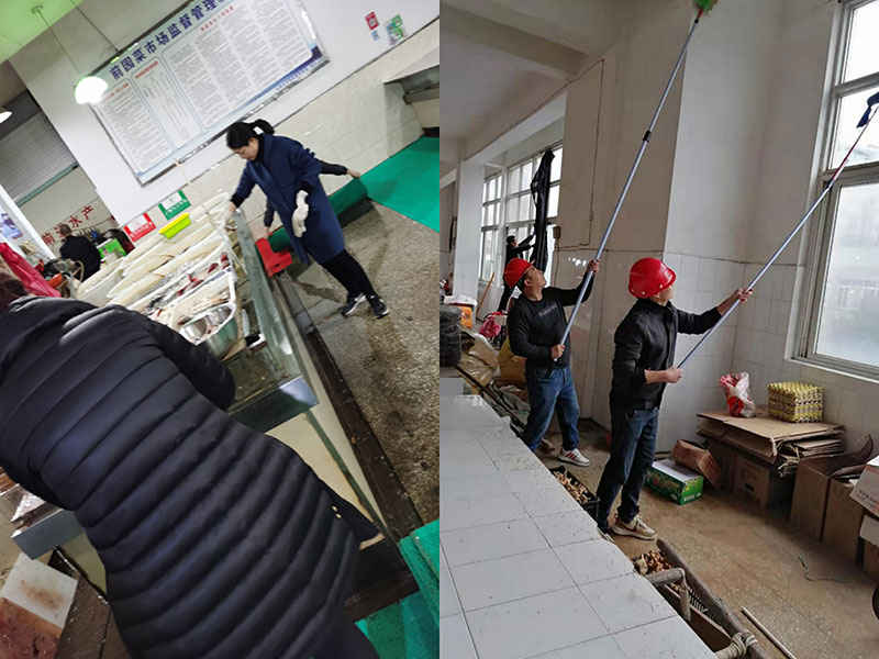 区城建投公司党支部开展“菜市场规范化管理”主题党日活动