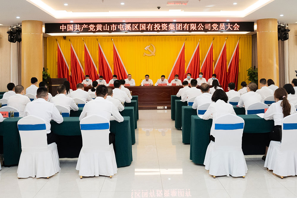 屯溪区国投集团召开党员大会暨第一届党委、纪委选举大会