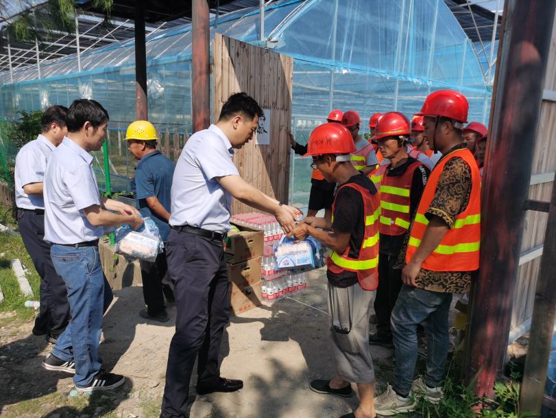 屯溪区国投集团开展“夏季送清凉”主题党日活动