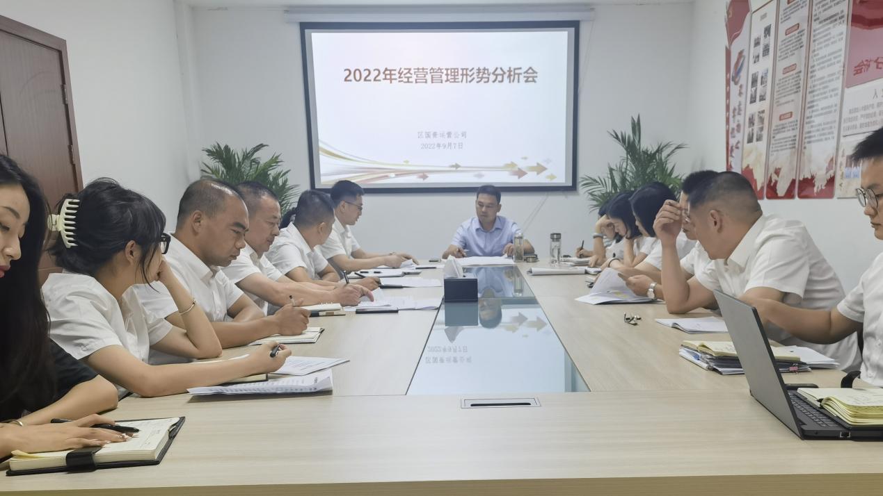 国资运营公司召开经营管理形势分析会