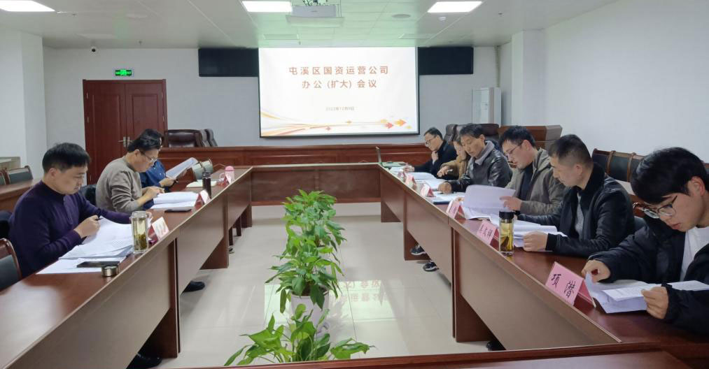 区国资运营公司召开办公（扩大）会议