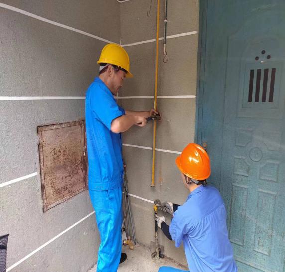 “三落两保”共促燃气管道改造置换工作安全平稳有序