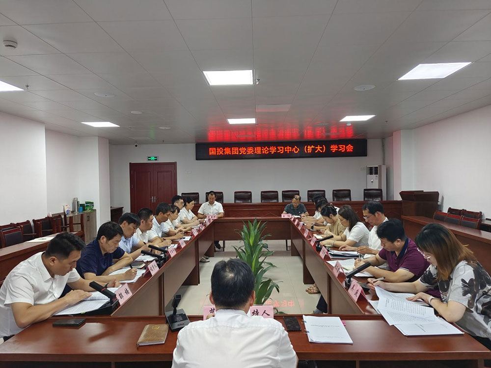 区国投集团召开理论学习中心组（扩大）学习会