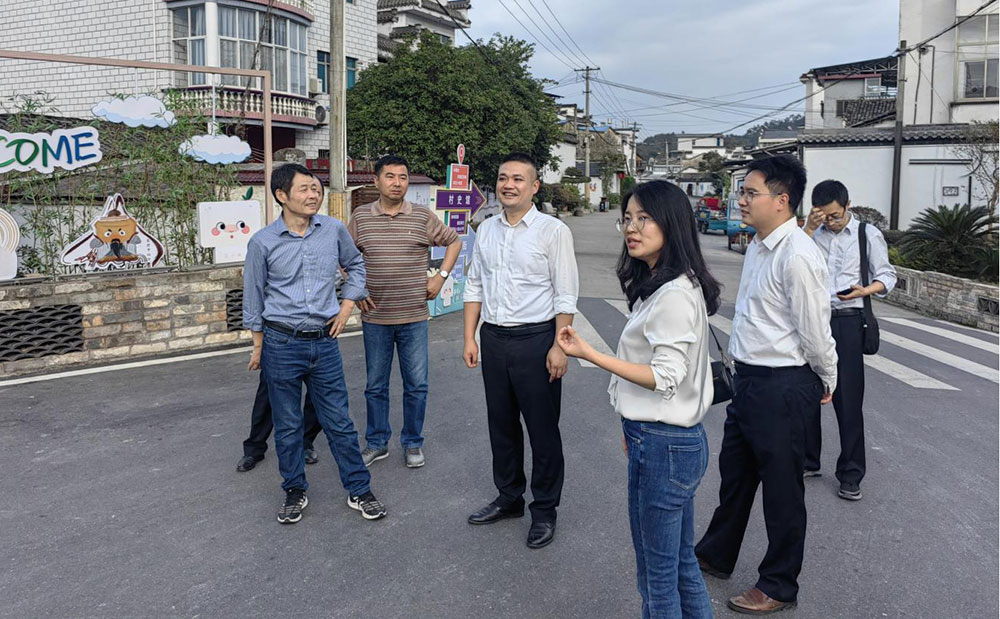 旌德县旅游发展有限公司一行来屯考察