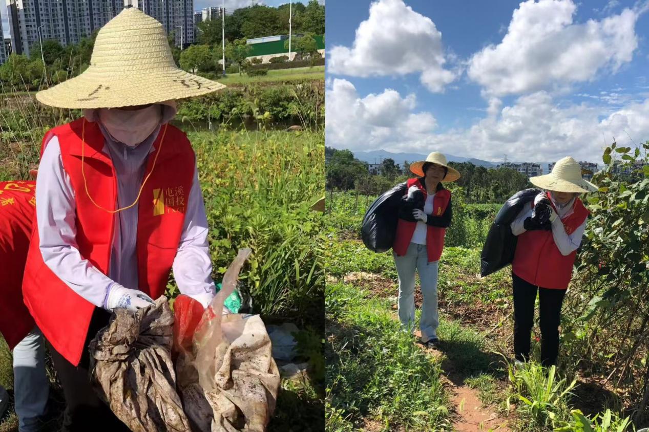 屯溪区国投集团开展“党员先行扮靓家园 携手共治美好环境”“学红色精神 帮集体发展 创文明乡村”等主题党日活动