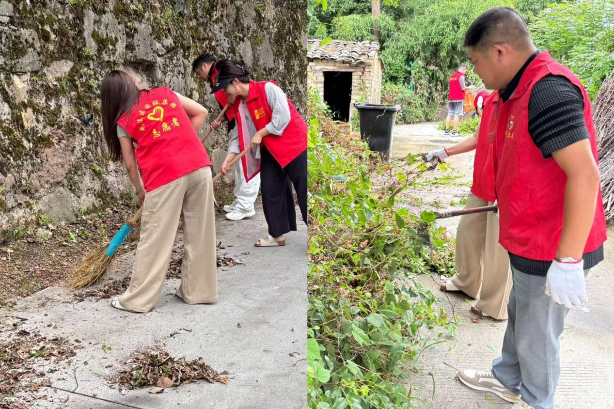 屯溪区国投集团开展“党员先行扮靓家园 携手共治美好环境”“学红色精神 帮集体发展 创文明乡村”等主题党日活动