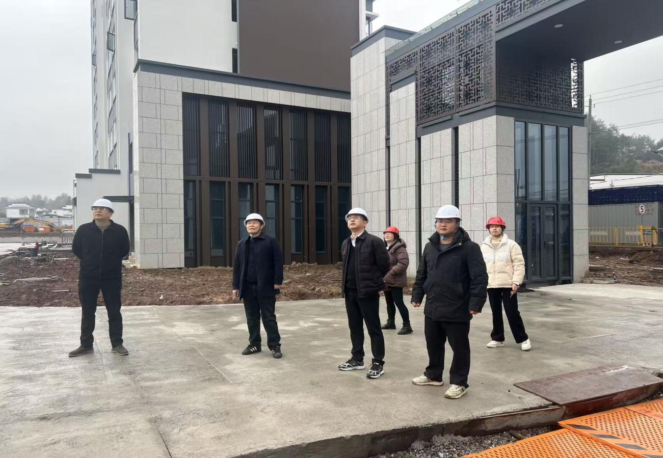 收心归位鼓干劲  实干争春促发展——屯溪区国投集团开展春节后在建项目开复工检查